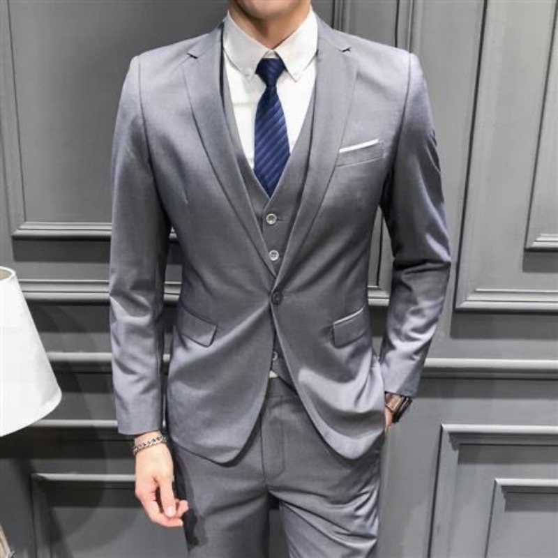 Men'S Formal Attire - Men Suit 3 Piece Set Slim