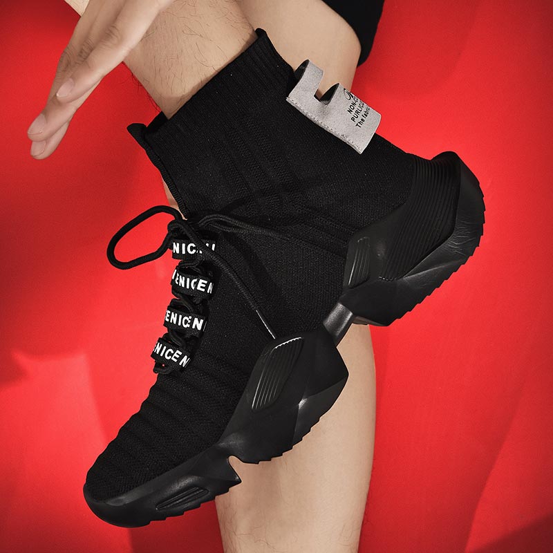 Men Formal Wear Online - Plus Size Hightop High-soled Men Sport
