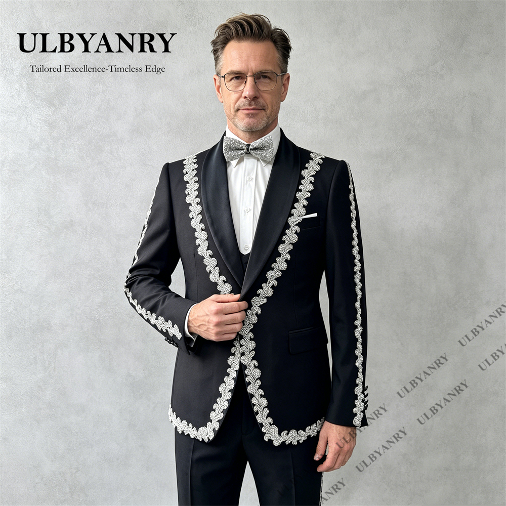 Men'S Formal Attire - ULBYANRY Beaded High End Men's Slim