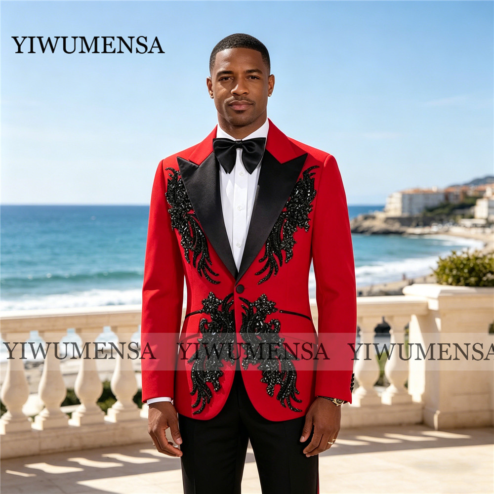 Men'S Formal Attire - Unique Design Suits Men 2 Pece