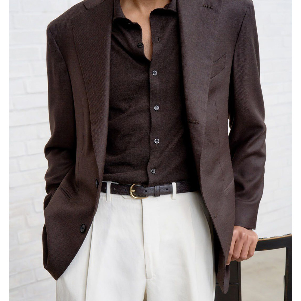 Men'S Formal Wear For Office - Men Suit Jacket Single Breasted Slim