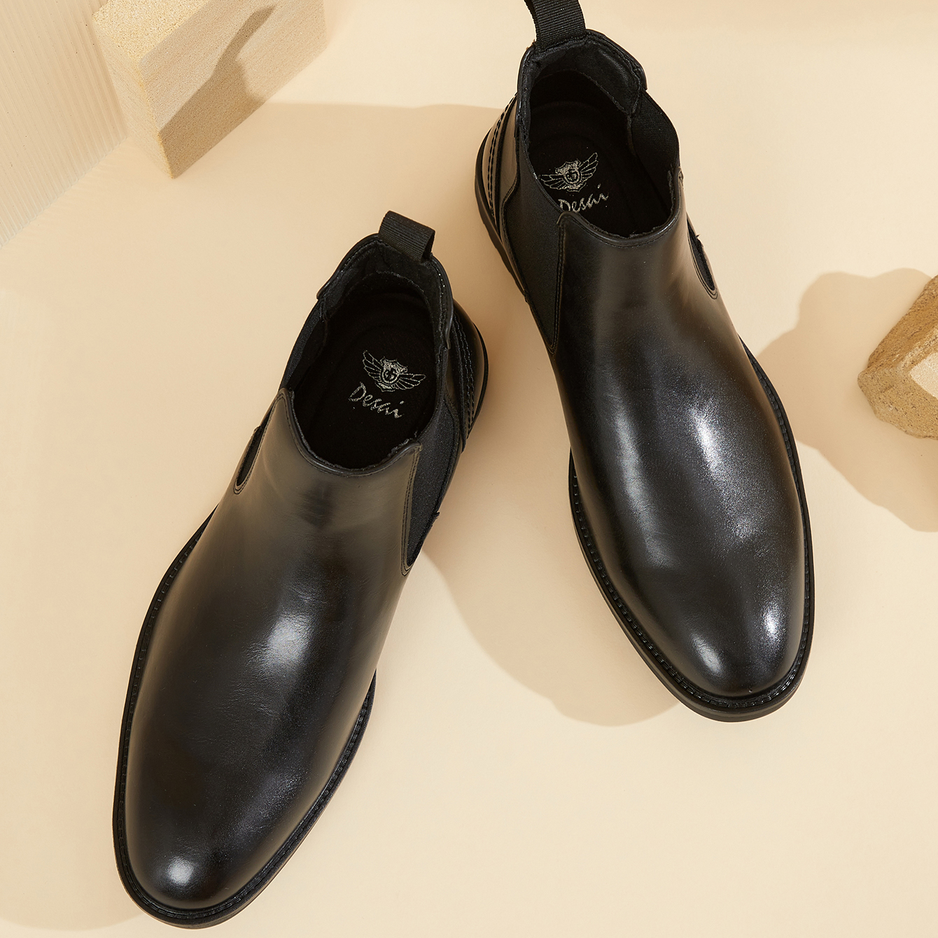 Men Leather Chelsea Boots Slip - Men'S Formal Wear For Office 리뷰 및 가격