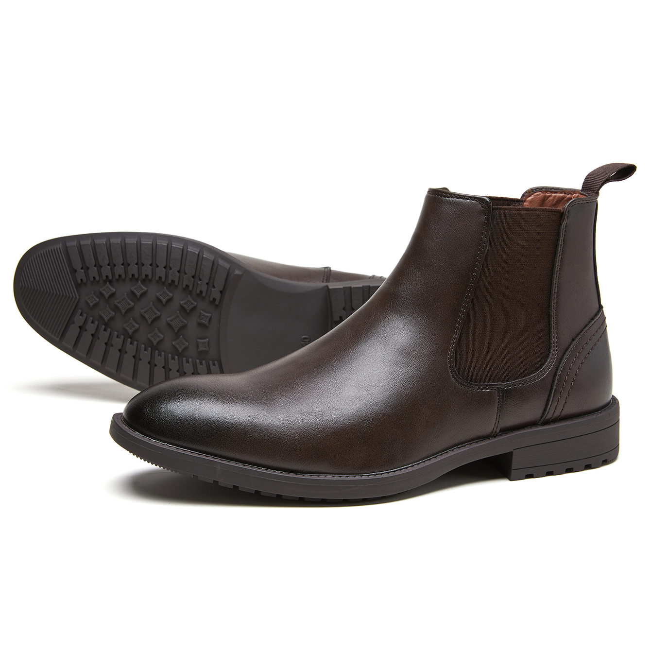 Men Leather Chelsea Boots Slip - Men'S Formal Wear For Office 리뷰 및 가격
