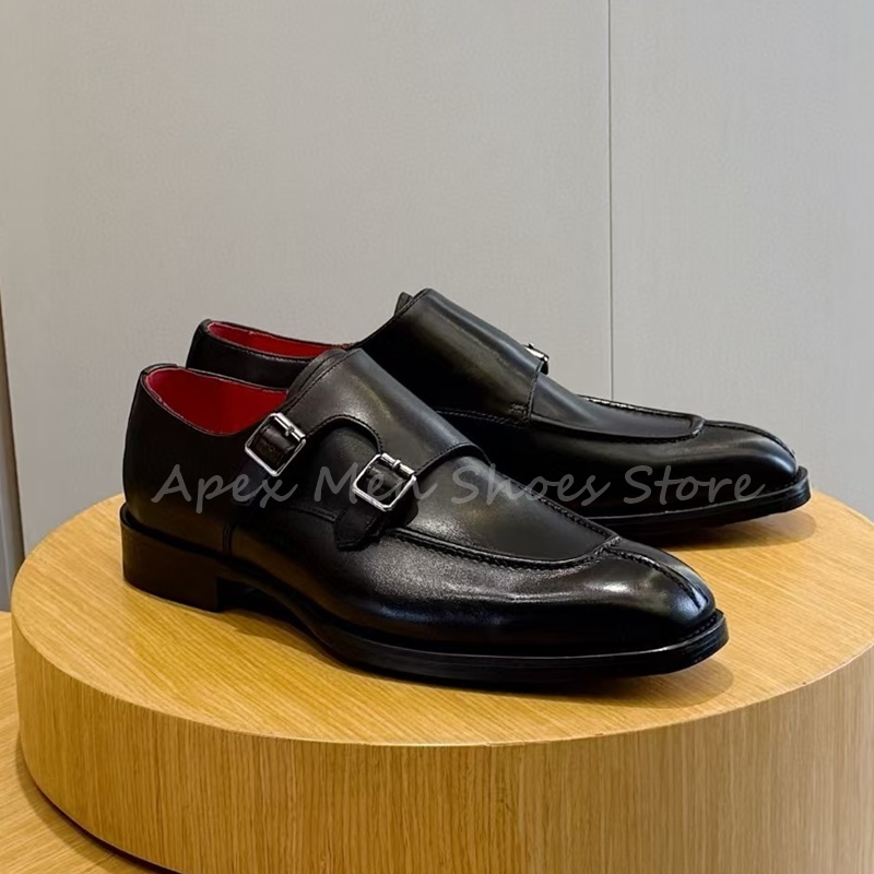 Fashion Cow Leather Buckle Mon - Men'S Formal Wear For Office 리뷰 및 가격