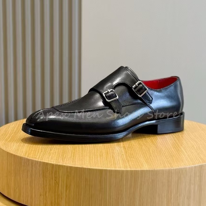 Fashion Cow Leather Buckle Mon - Men'S Formal Wear For Office 리뷰 및 가격
