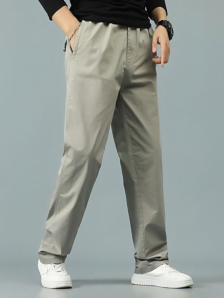 100% Cotton Straight Casual Pa - Men'S Formal Wear For Office 리뷰 및 가격