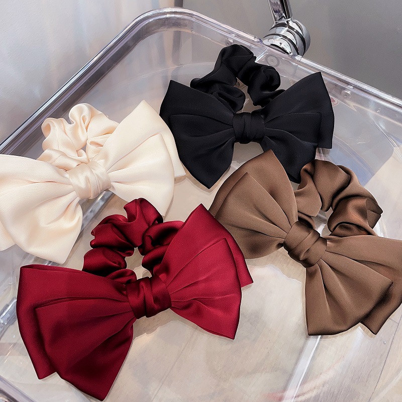 1/2/3/4pcs Satin Large Bow Pon - Satin Bow Tie 리뷰 및 가격