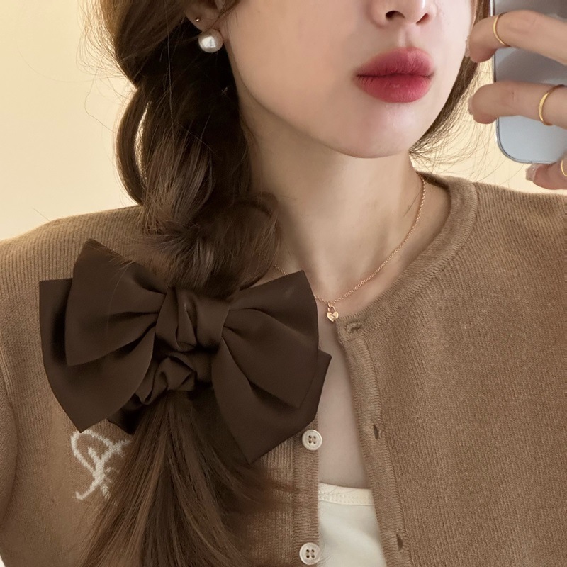 1/2/3/4pcs Satin Large Bow Pon - Satin Bow Tie 리뷰 및 가격