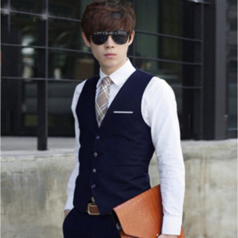 Men British Slim Fit Suit Vest - Men'S Formal Wear For Office 리뷰 및 가격