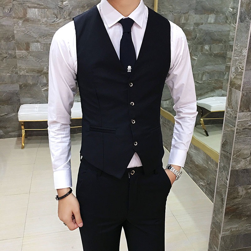 Men British Slim Fit Suit Vest - Men'S Formal Wear For Office 리뷰 및 가격