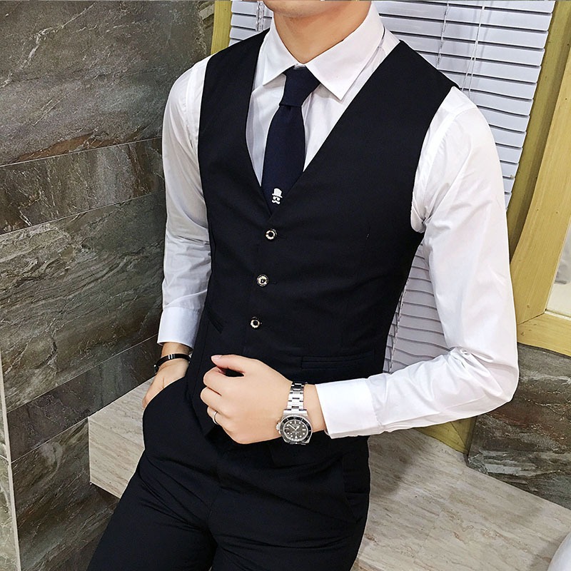 Men British Slim Fit Suit Vest - Men'S Formal Wear For Office 리뷰 및 가격