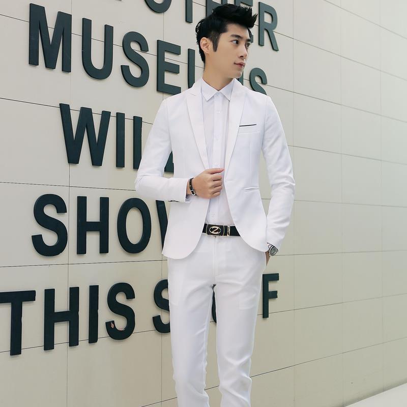 Men's Stylish Suit Set Slim Fi - Men'S Urban Formal Wear 리뷰 및 가격