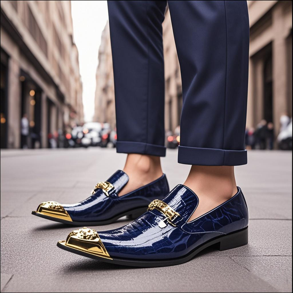 Spring and Autumn Crocodile li - Men Formal Wear Online 리뷰 및 가격