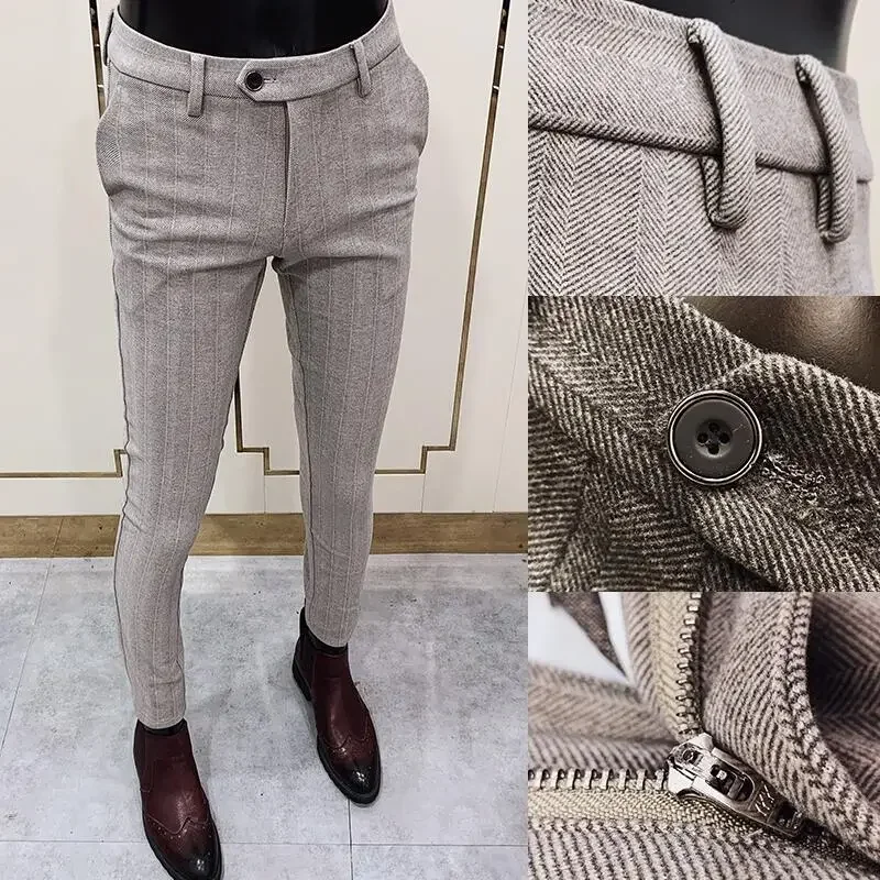 Autumn Winter Thickened Woolen - Men'S Formal Wear For Office 리뷰 및 가격