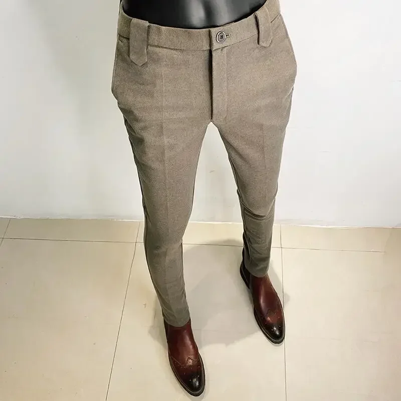 Autumn Winter Thickened Woolen - Men'S Formal Wear For Office 리뷰 및 가격