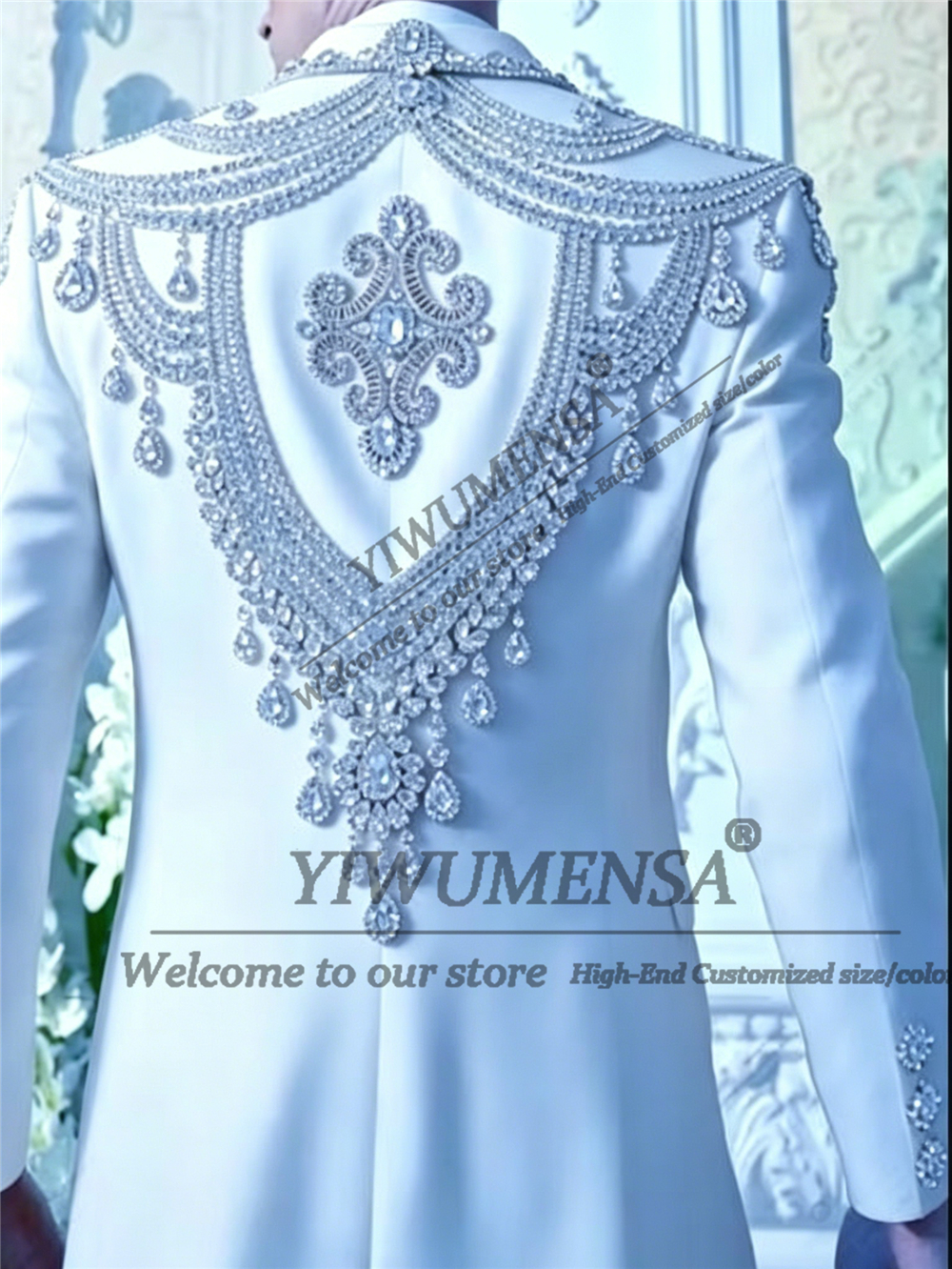 Male Fashion Beading Crystals  - Men'S Formal Attire 리뷰 및 가격