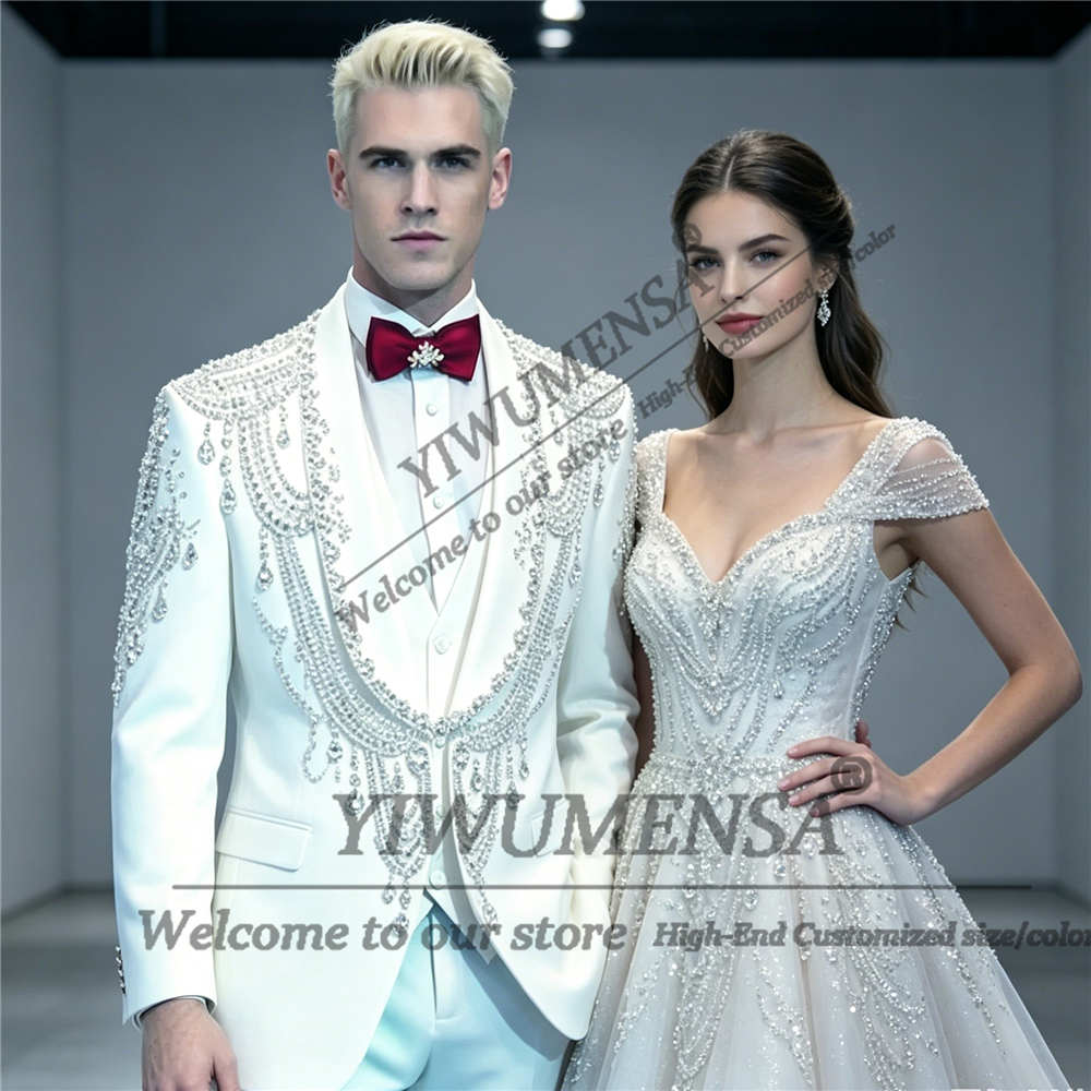 Male Fashion Beading Crystals  - Men'S Formal Attire 리뷰 및 가격