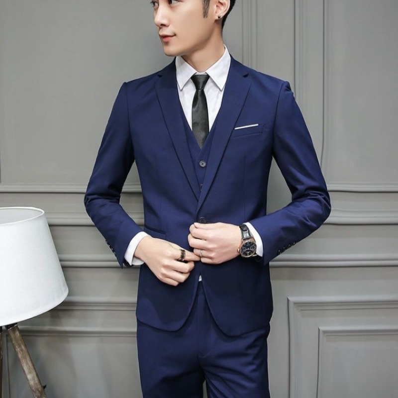 Men Suit 3 Piece Set Slim Fit  - Men'S Formal Attire 리뷰 및 가격
