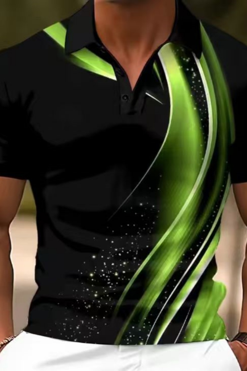 2025 Men's Geometric Golf Shir - Men Formal Wear Top 리뷰 및 가격