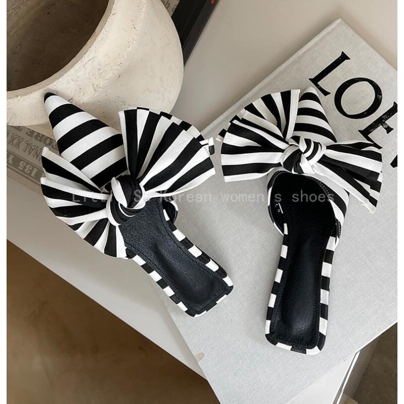 Luxury Designer Bowtie Mule Sh - Satin Bow Tie 리뷰 및 가격