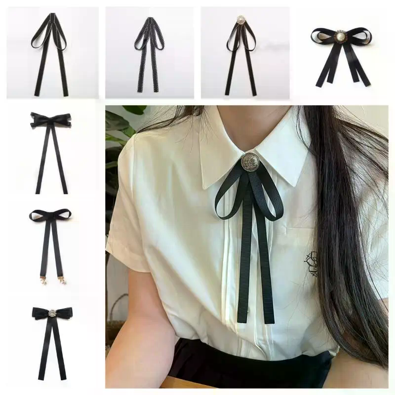 1Pcs British Korean College St - Satin Bow Tie 리뷰 및 가격