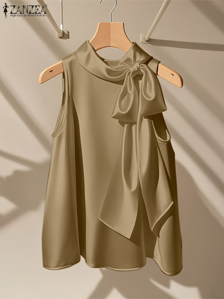 ZANZEA Elegant Blouses Bow Tie - Satin Bow Tie 리뷰 및 가격