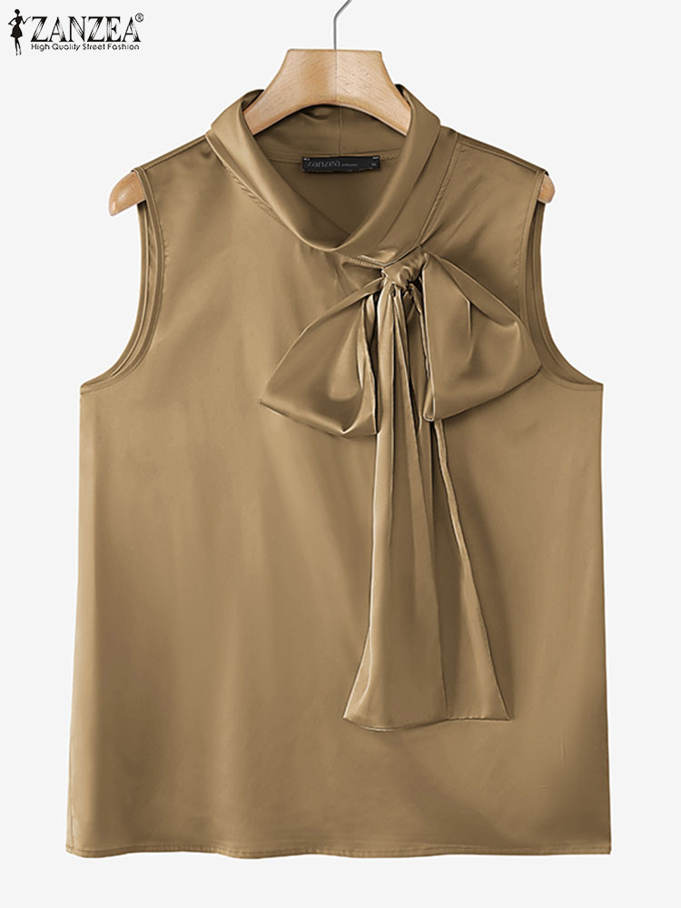 ZANZEA Elegant Blouses Bow Tie - Satin Bow Tie 리뷰 및 가격