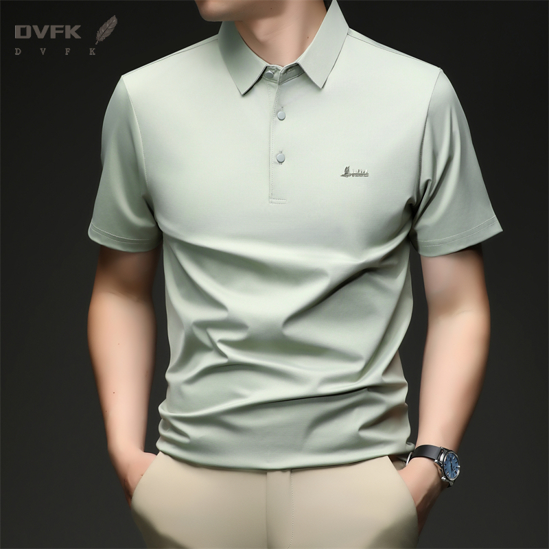 Men's Summer Polo T Shirt Shor - Men Formal Wear Top 리뷰 및 가격