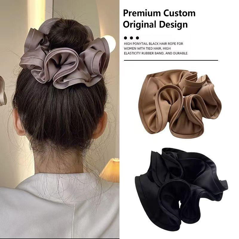 16CM Korean Satin Scrunchies E - Satin Bow Tie 리뷰 및 가격