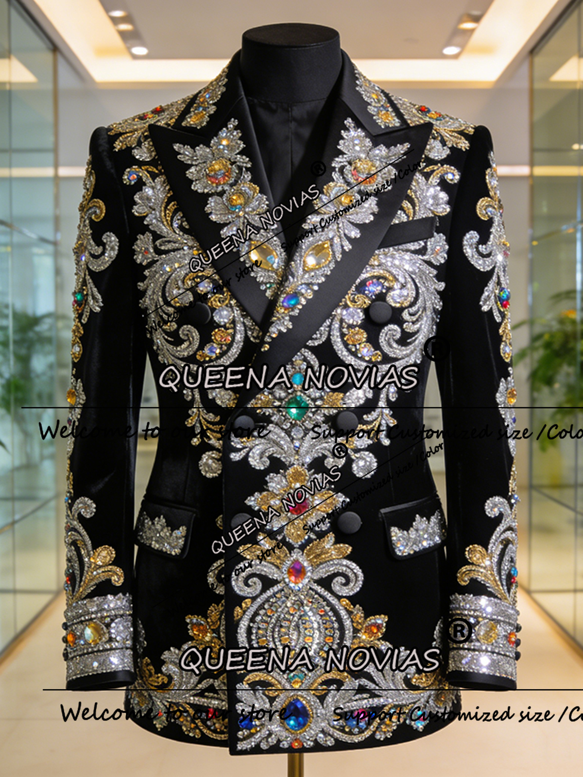 Exquisite Diamond Crystals Gro - Men'S Formal Attire 리뷰 및 가격