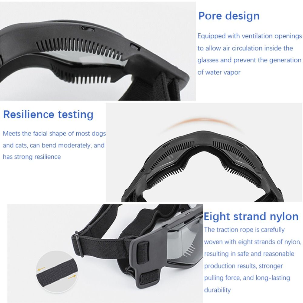 Silicon+PC+Nylon Pet Goggles A - Windsor Knot Tie 리뷰 및 가격