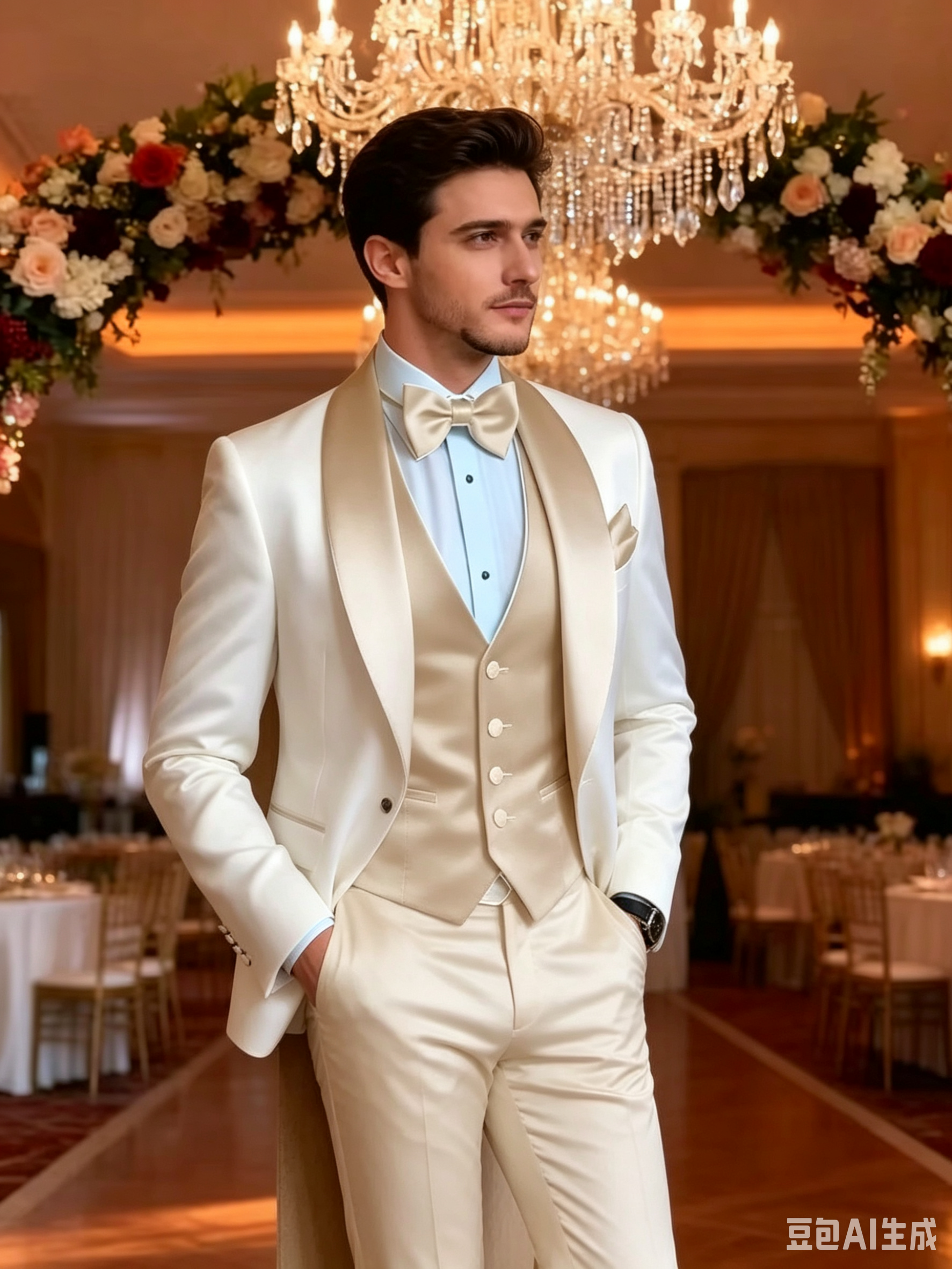Elegant Khaki Tuxedo Suit for  - Men'S Formal Attire 리뷰 및 가격