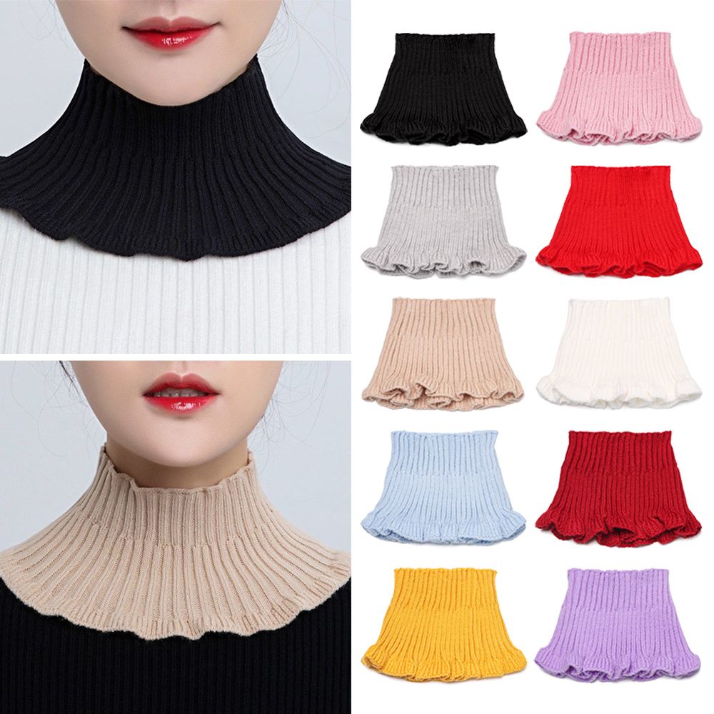 Knitted Fake Collar Scarf Wome - Windsor Knot Tie 리뷰 및 가격