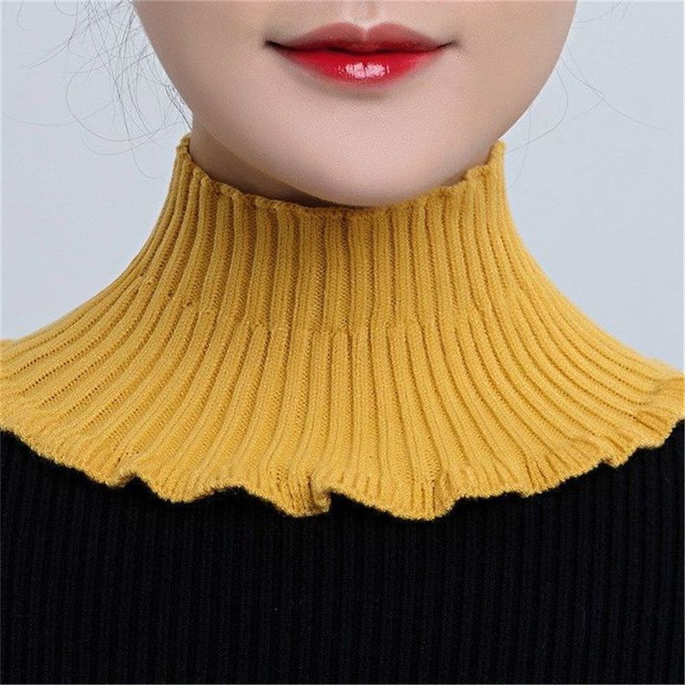 Knitted Fake Collar Scarf Wome - Windsor Knot Tie 리뷰 및 가격