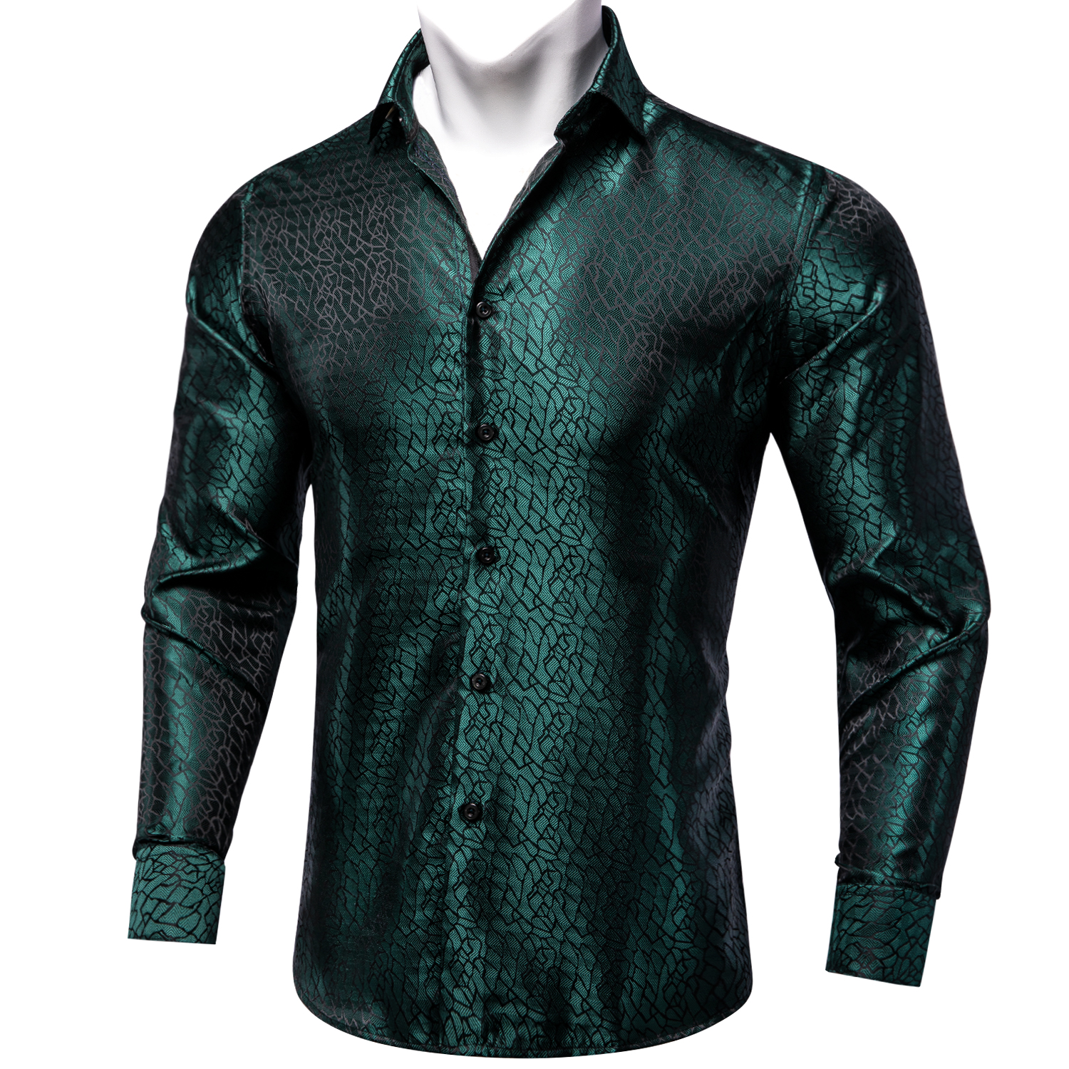 Fashion Green Shirts For Men C - Men Formal Wear Top 리뷰 및 가격