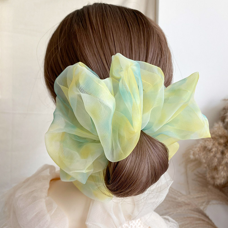 1PC Spring Summer Net Yarn Hai - Satin Bow Tie 리뷰 및 가격