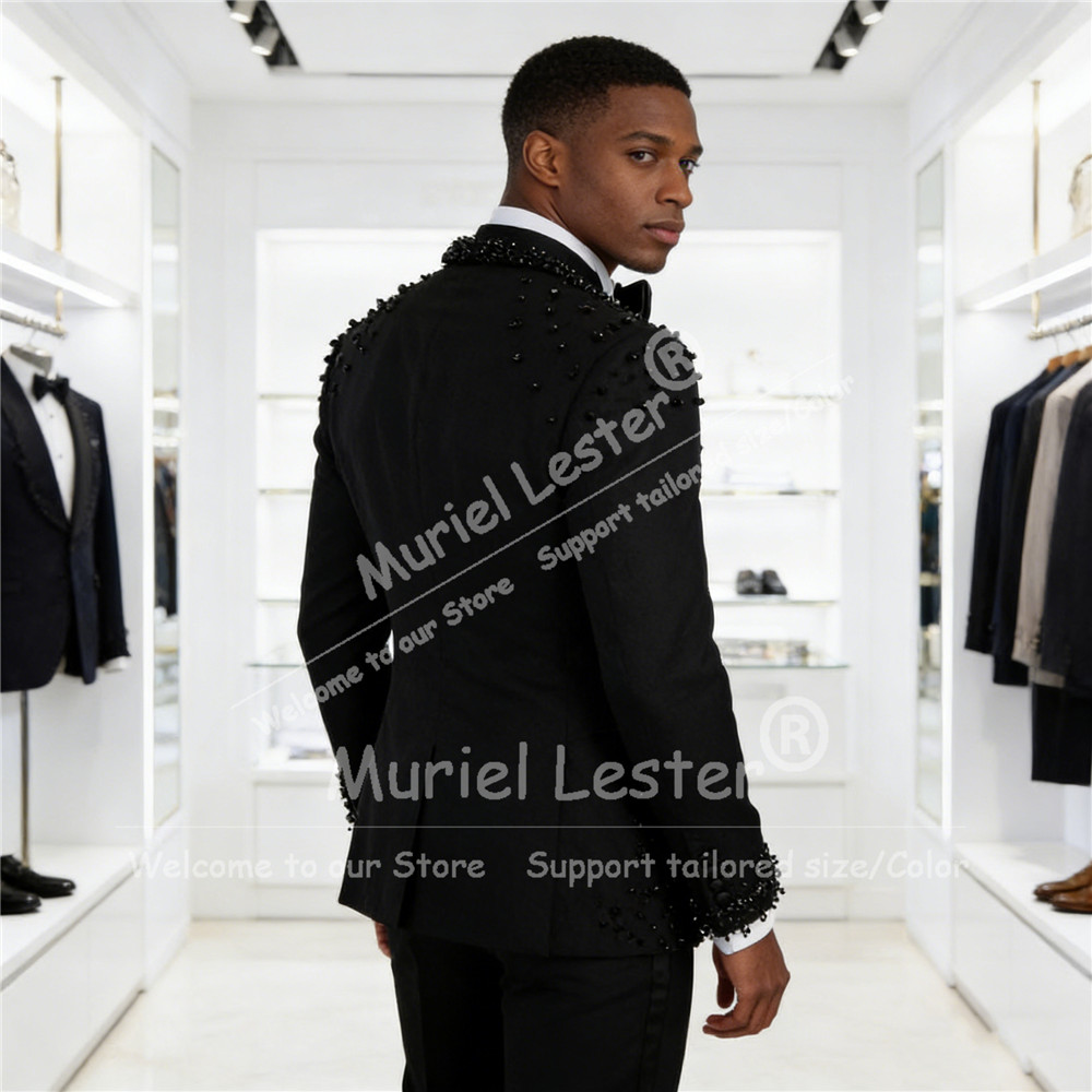 Luxury Pearls Beaded Suit Atti - Men'S Formal Attire 리뷰 및 가격