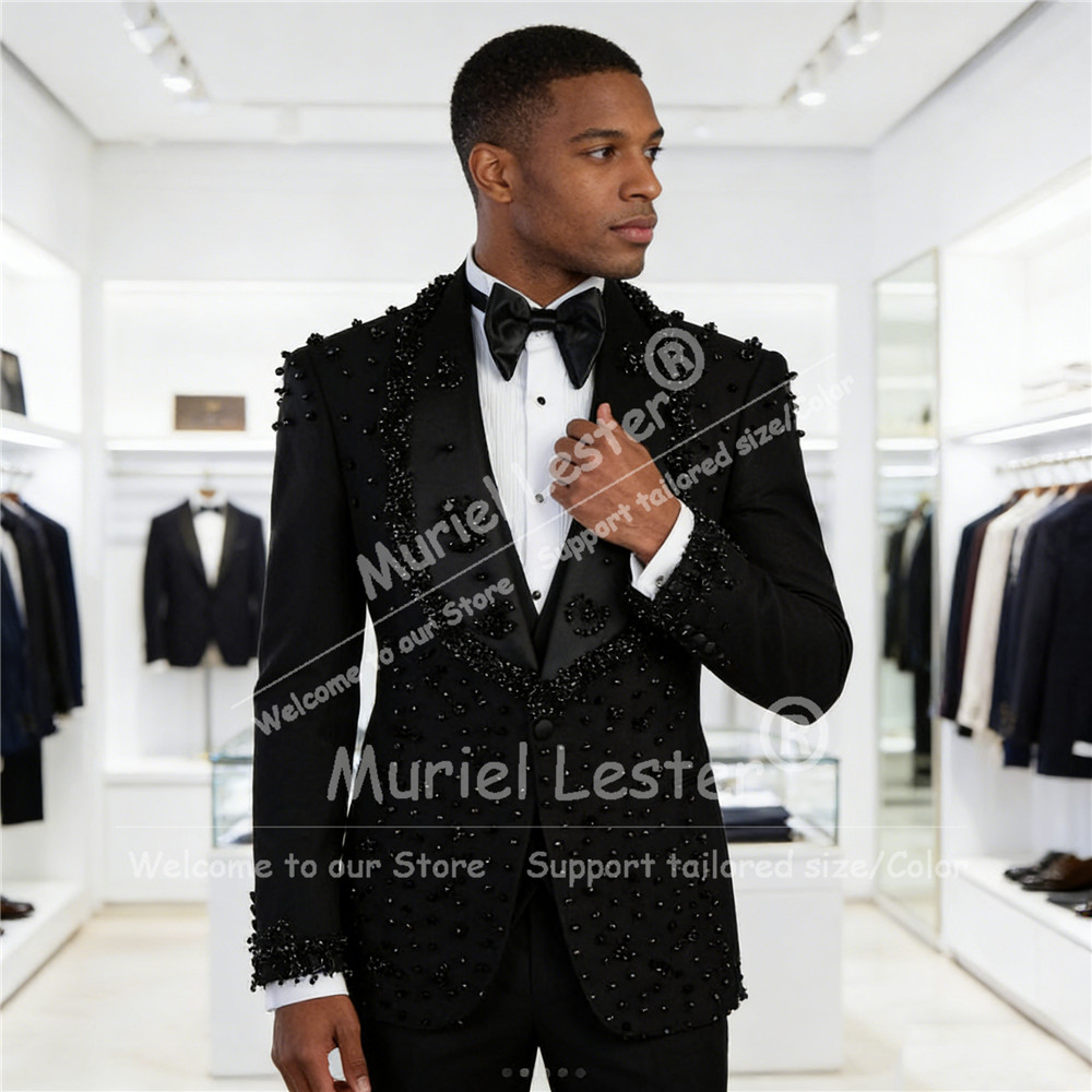Luxury Pearls Beaded Suit Atti - Men'S Formal Attire 리뷰 및 가격
