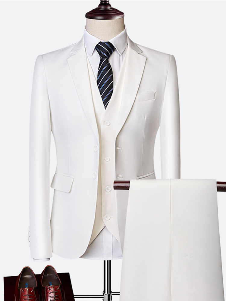 Stylish Slim Fit Three Piece M - Men'S Urban Formal Wear 리뷰 및 가격