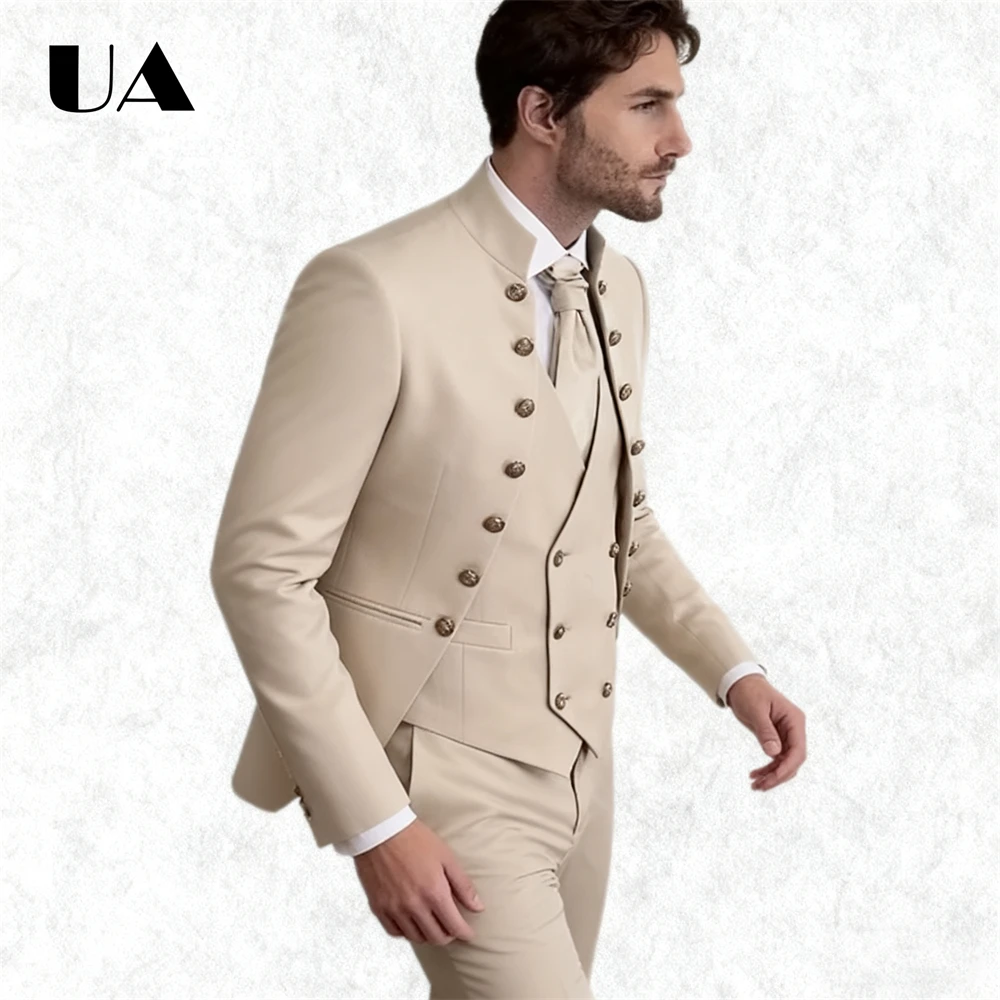 Wedding Groom Suit for Men, Af - Men'S Formal Attire 리뷰 및 가격