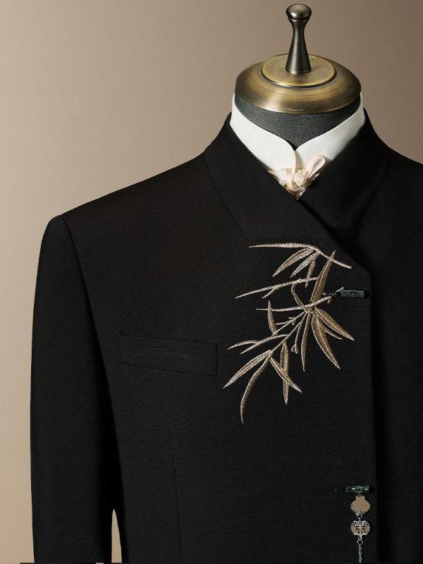 New Chinese Style Wedding Suit - Men Formal Wear Online 리뷰 및 가격