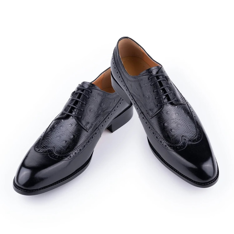 Men's Cowhide Leather Shoes La - Formal Men Daily Wear Footwear 리뷰 및 가격