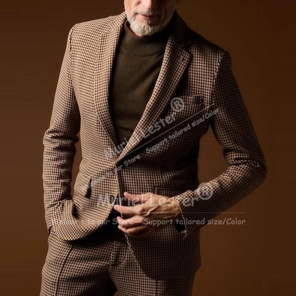 Vintage Suits Men 2 Piece Sets - Men'S Formal Wear For Office 리뷰 및 가격