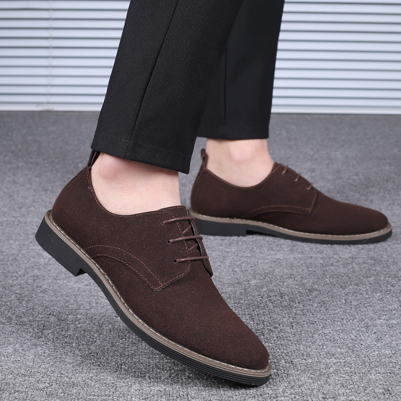 Mens Navy Blue Suede Leather O - Formal Men Daily Wear Footwear 리뷰 및 가격