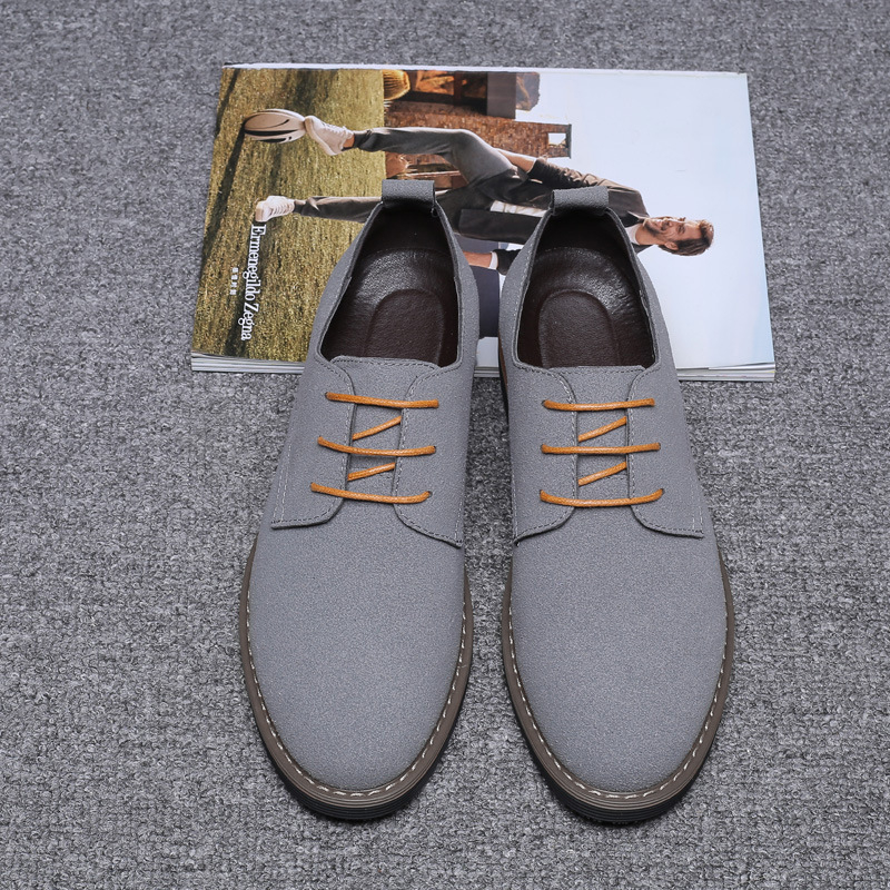 Mens Navy Blue Suede Leather O - Formal Men Daily Wear Footwear 리뷰 및 가격