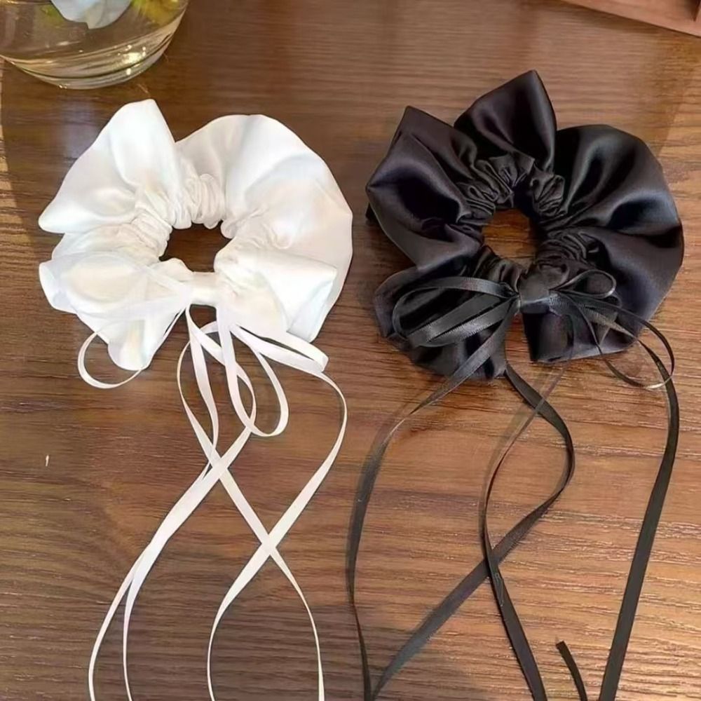 Elegant Satin Material Bow Scr - Satin Bow Tie 리뷰 및 가격