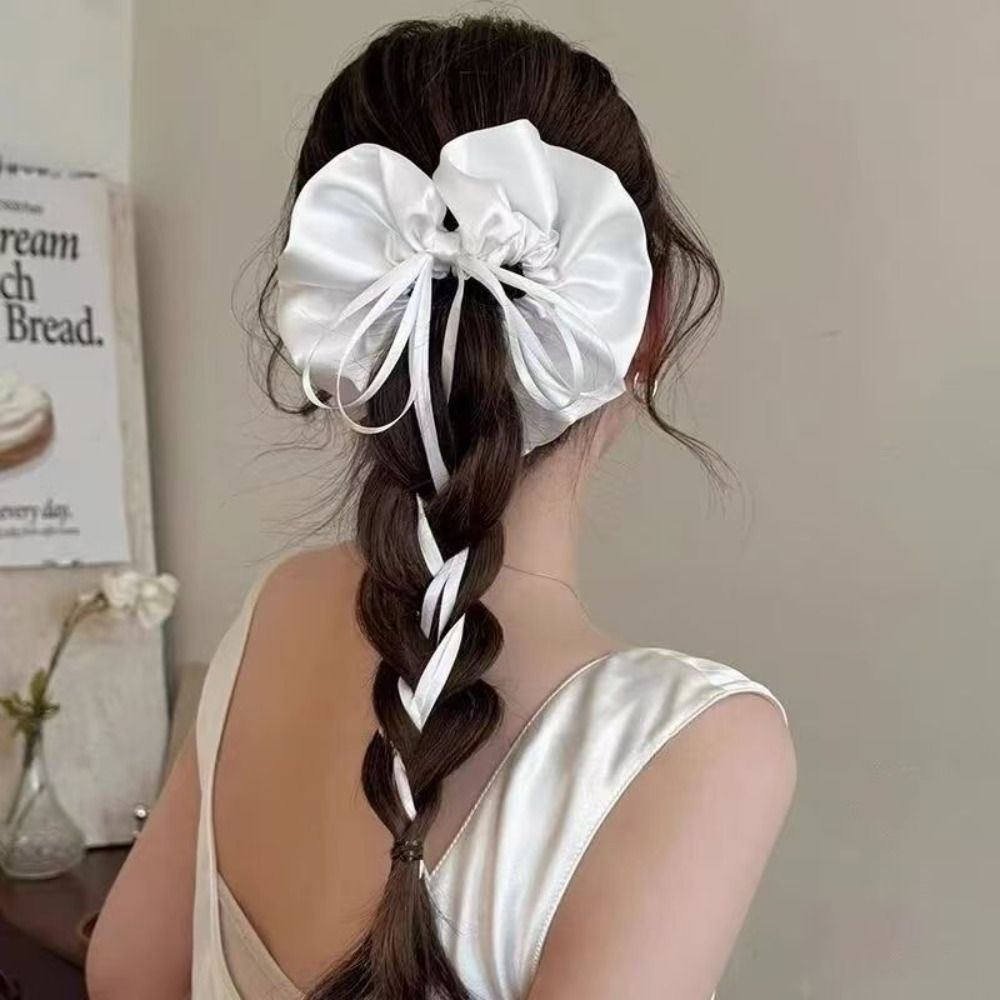 Elegant Satin Material Bow Scr - Satin Bow Tie 리뷰 및 가격